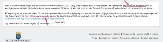 Startsida regeringen.se